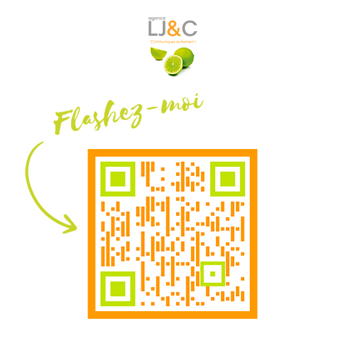 QRcode de carte de visite numérique de l'Agence de communication LJ&C à Auxerre - Yonne en Bourgogne.