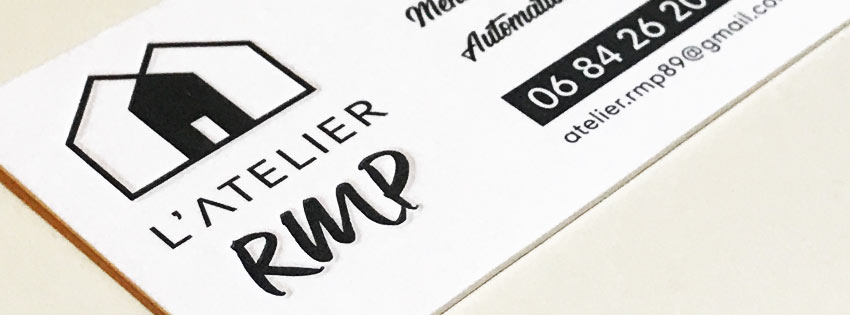 Cartes de visite et Logo Atelier RMP - Agence LJ&C