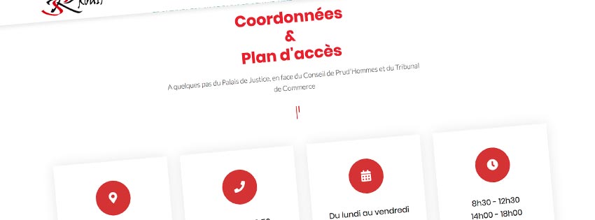 Site internet Maître Rouif - Auxerre - Agence LJ&C